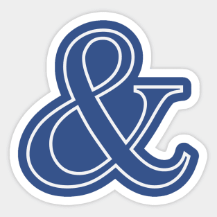 Ampersand Sticker